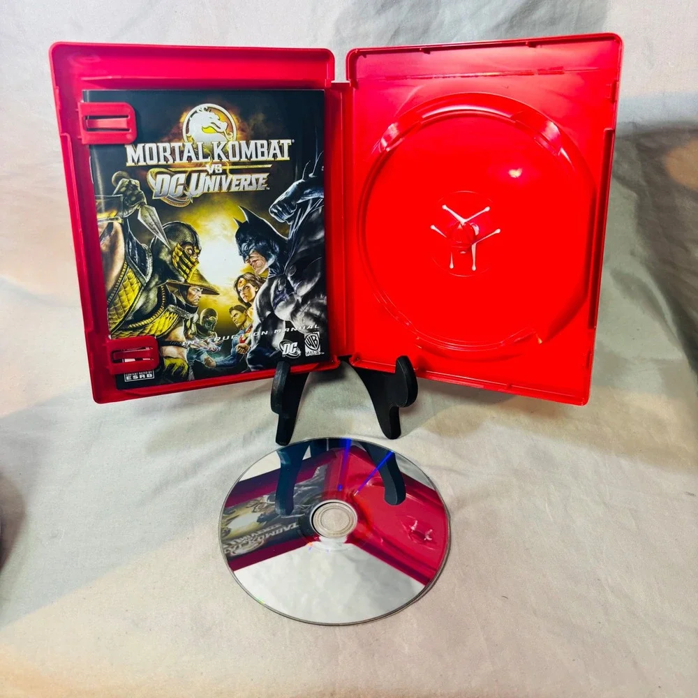 Mortal Kombat vs DC Universe Greatest Hits PS3 CIB Disc Case Manual